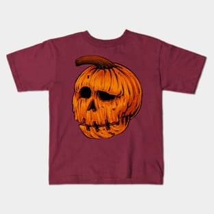 Pumpkin Head Kids T-Shirt